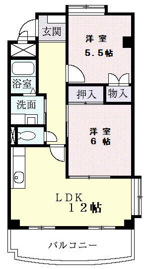 エクセルの間取り