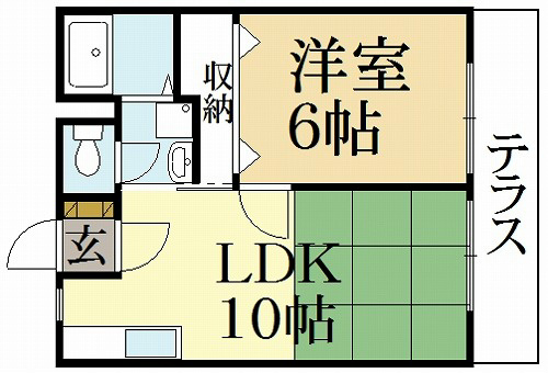 サンハイツAの間取り