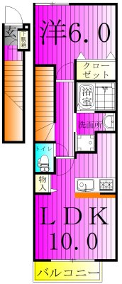 ロックガーデン森Ａの間取り