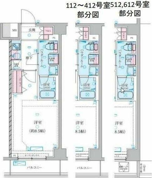 ジェノヴィア川崎鈴木町スカイガーデンの間取り