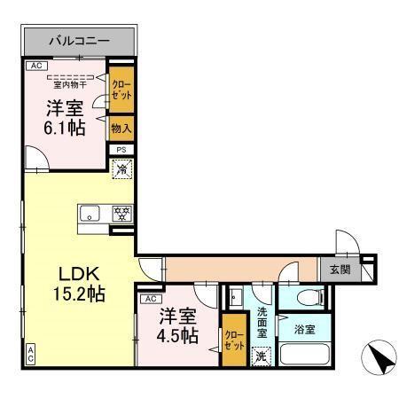 レーヴェ前原町の間取り