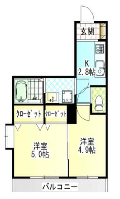 グリーンハイツ城山の間取り