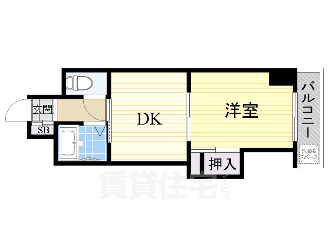 【吹田市南正雀のマンションの間取り】