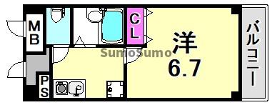 尼崎市塚口町のマンションの間取り