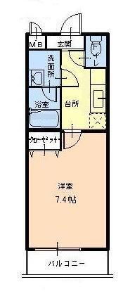 フジパレス愛泉の間取り