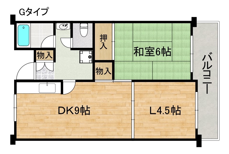 佐野湊団地の間取り