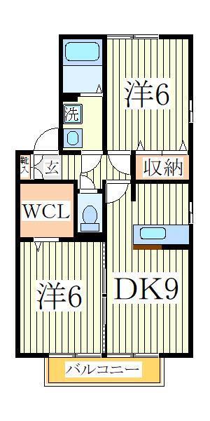 トレグラースＣ棟の間取り