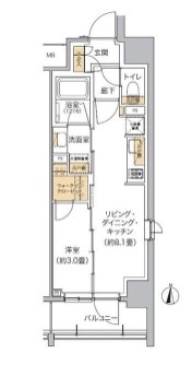 リビオメゾン東池袋の間取り