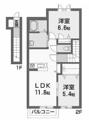 シャーメゾンさくらの間取り