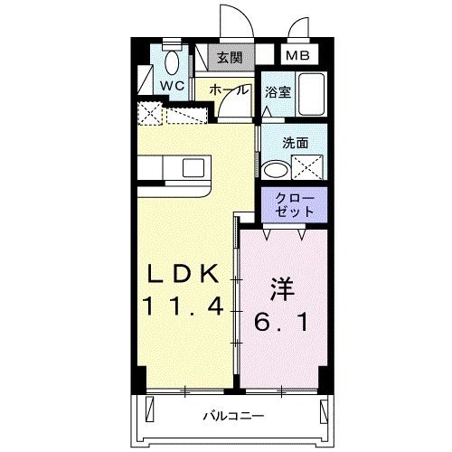 コンソラージュ・エアルの間取り