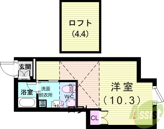 ヴィアノ芦屋親王塚の間取り