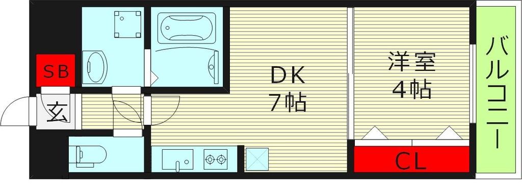 TOP COURT都島の間取り