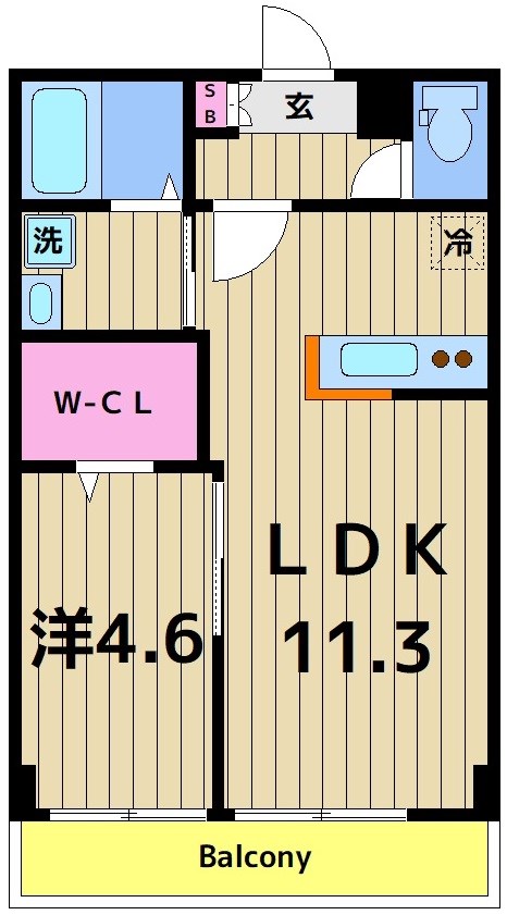 フォレスト　ベベの間取り