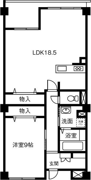 パインアネックスの間取り