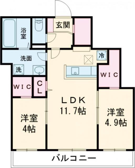 Erfolg千歳春日(エアフォルクチトセカスガ)の間取り