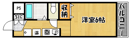 【神戸市西区森友のマンションの間取り】