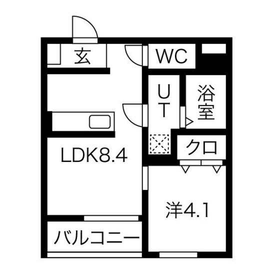 ドミール内丸の間取り