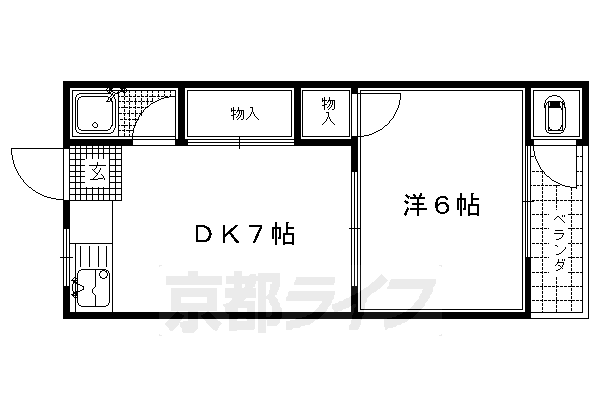 高木ハイツの間取り