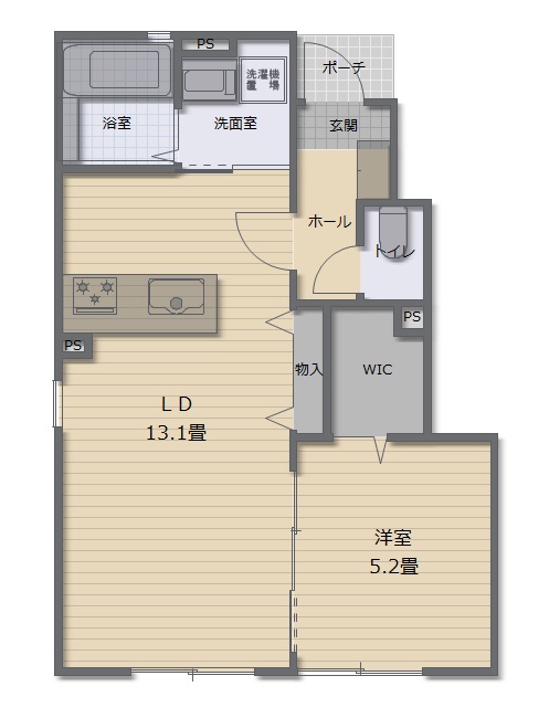 AceHaenosaki.1の間取り