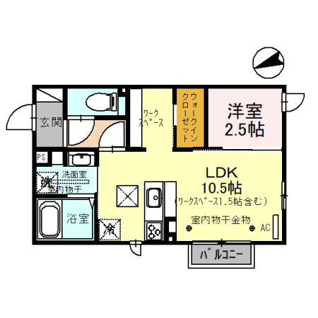 ミモザ～合歓の花～の間取り