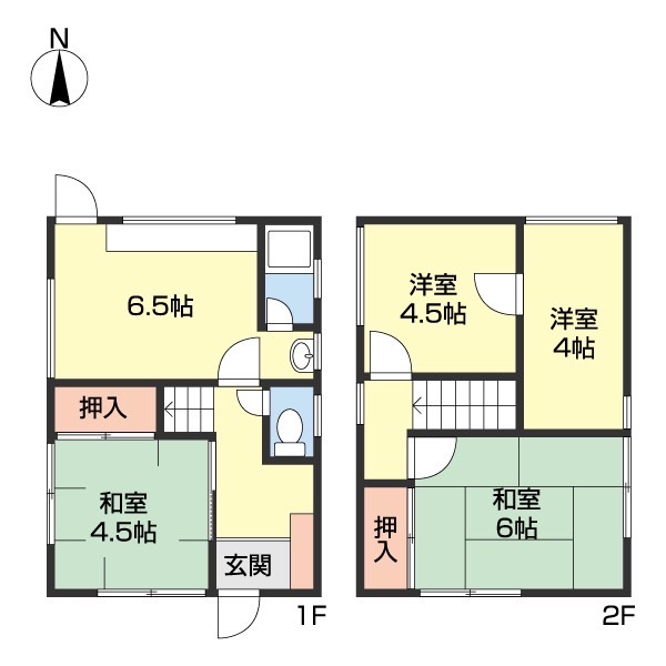 【貴志川町国主戸建の間取り】