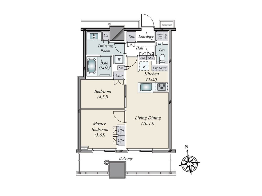 ＷＯＲＬＤ　ＴＯＷＥＲ　ＲＥＳＩＤＥＮＣＥの間取り