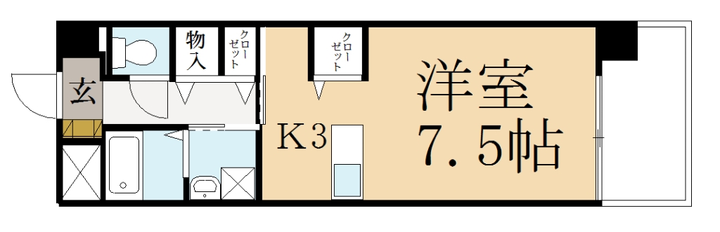 EXE VILLA WESTの間取り