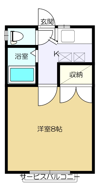 コーポ伊藤の間取り