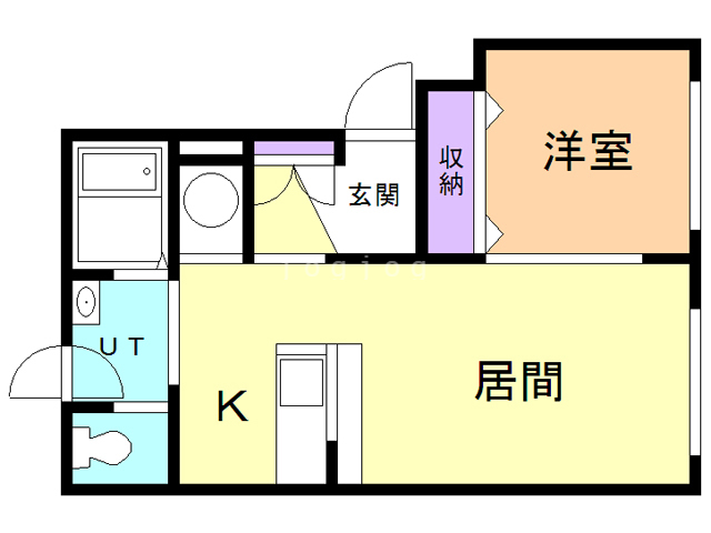 モイザリリバーハイツの間取り