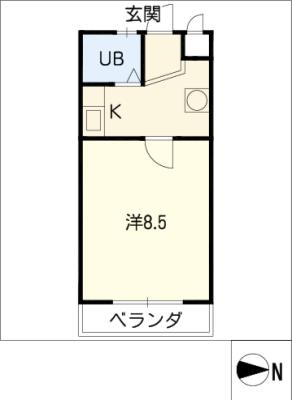 タウンコート岩塚の間取り