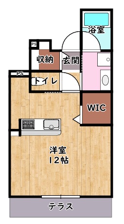 イストワール西今IIの間取り