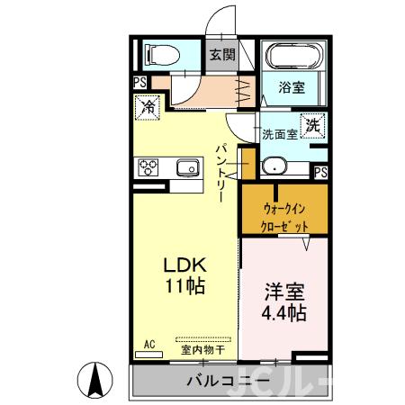 アクシア西本町の間取り