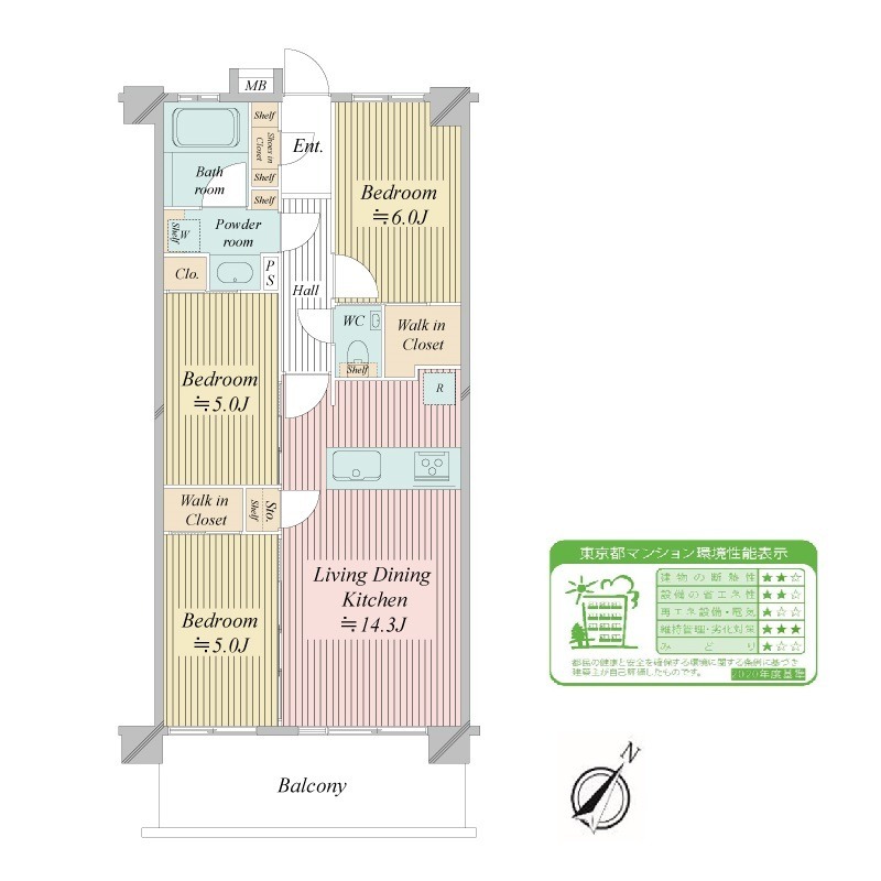 N-stage船堀の間取り