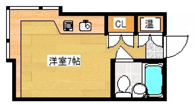 広島市東区牛田東のマンションの間取り