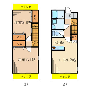 ボアコートKOURINの間取り