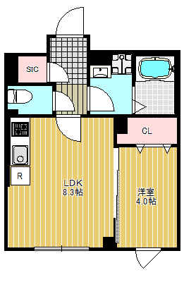 ウェルスクエア中延IIの間取り