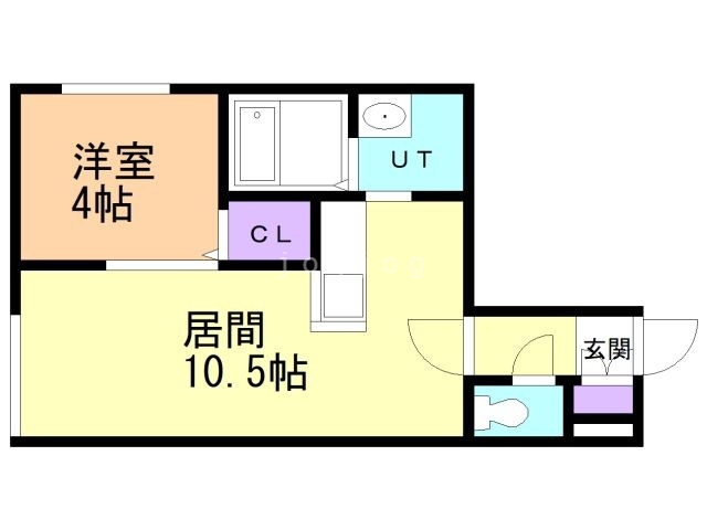 札幌市西区西町南のマンションの間取り