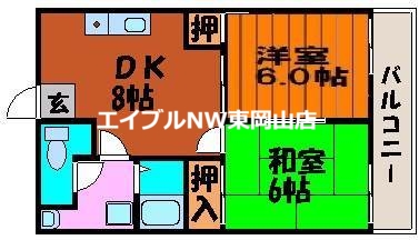 岸本マンションの間取り