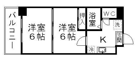 ベルシティ土樋の間取り