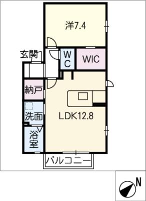 ブランシュール　Ｂ棟の間取り