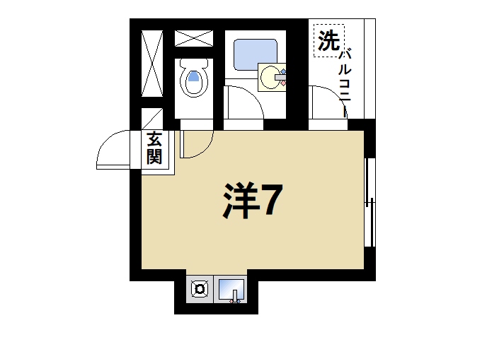 大和郡山市南郡山町のマンションの間取り