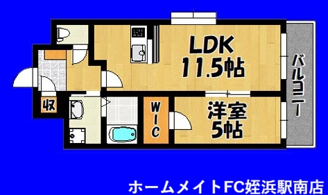 福岡市西区徳永北のマンションの間取り