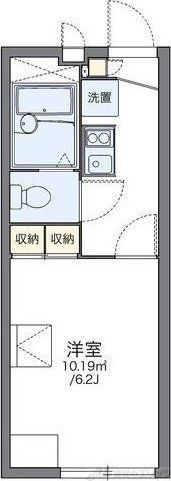 レオパレスミレア千里の間取り