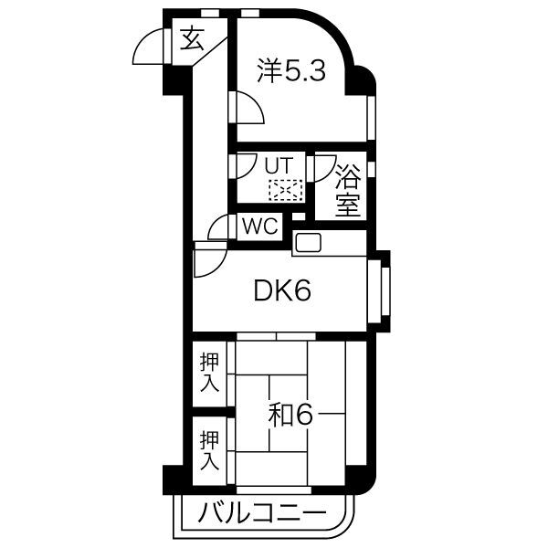 アーバンハイツ児玉の間取り