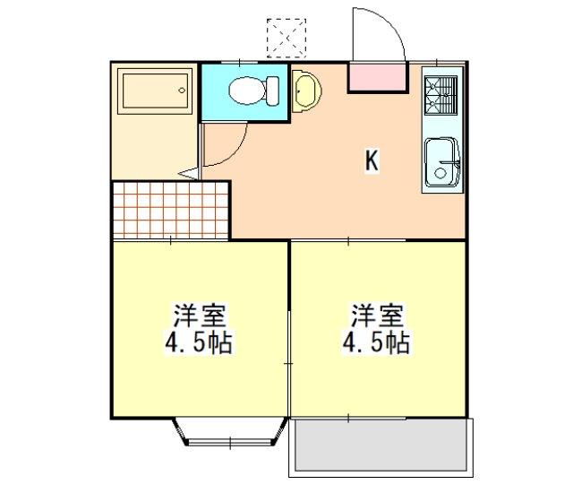ハレル筑波の間取り
