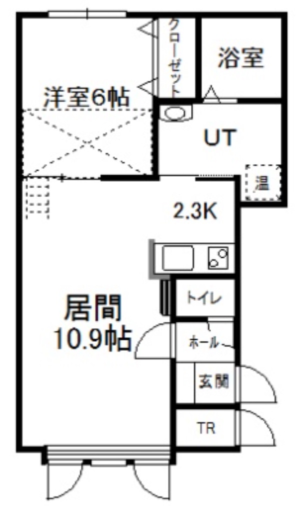キャンディ Aの間取り