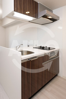 キッチン　プレサンス南堀江ザ・センス　グリル付きシステムキッチン