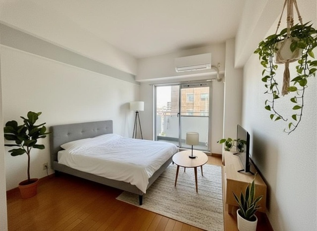 居室・リビング　＊他号室　家具はＡＩで作成しております。