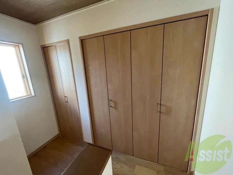 収納　収納はこちらのクローゼットをお使いください。