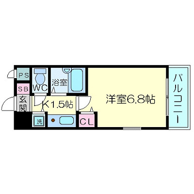 プレサンス同心アーバンステージの間取り写真